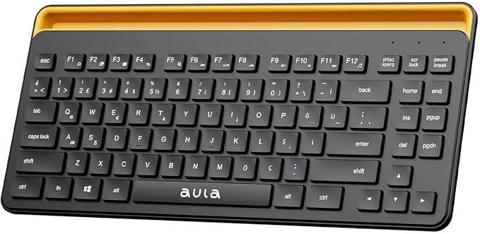 Aula AWK310 Bluetooth 4.0 Kablosuz Telefon Tablet Standlı Türkçe Q Klavye