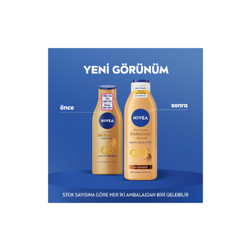 Nivea Q10 Sıkılaştırıcı ve Bronzlaştırıcı Vücut Losyonu 250 ml