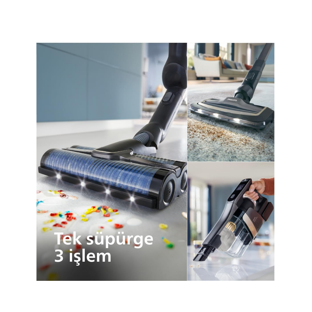 Philips Aqua Trio 9000 Serisi Islak&Kuru Dikey Süpürge