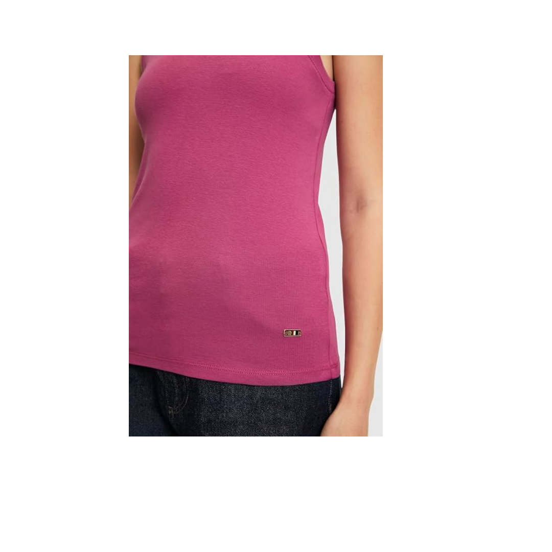U.S. Polo Assn. Kadın Fuşya Tişört Basic 50323534-VR023