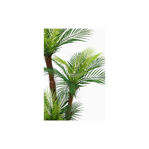Yapay Çiçek Deposu Yapay Palmiye Ağacı 3 Gövdeli 27 Yaprak 150 cm Saksılı