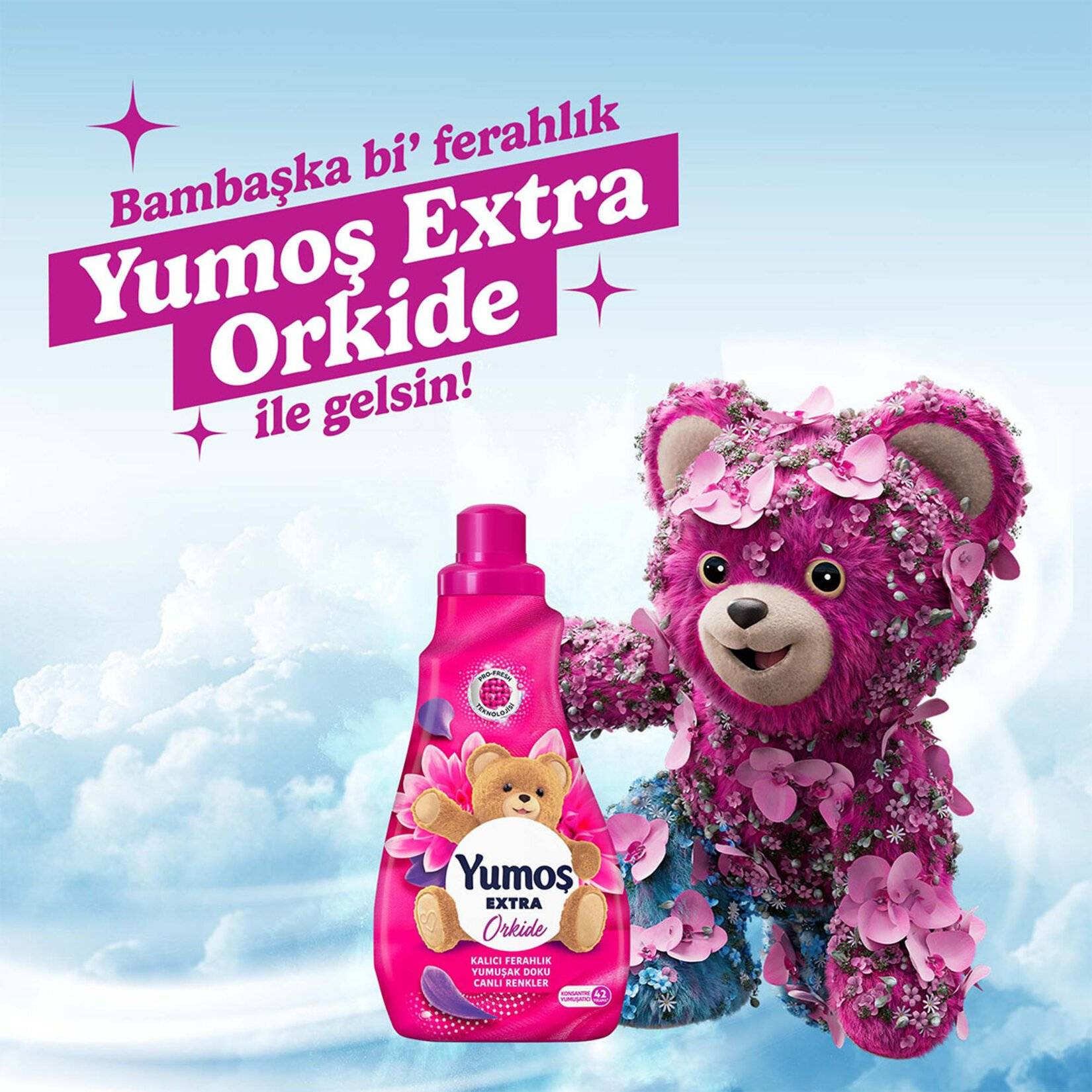 Yumoş Extra Orkide Konsantre Yumuşatıcı 42 Yıkama 1008 ml