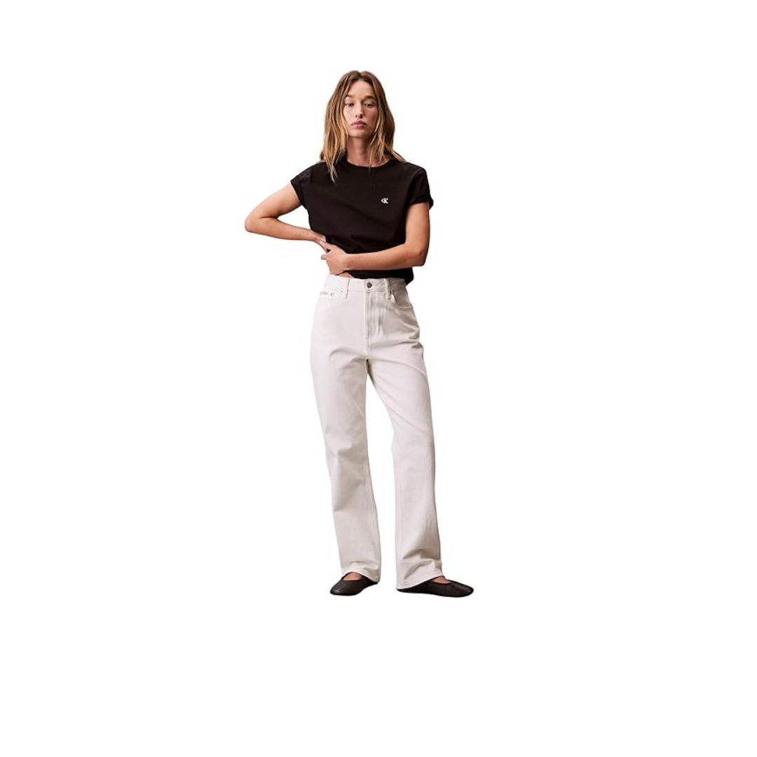 Calvin Klein SS MONOGRAM CREW TEE Tişört Kadın