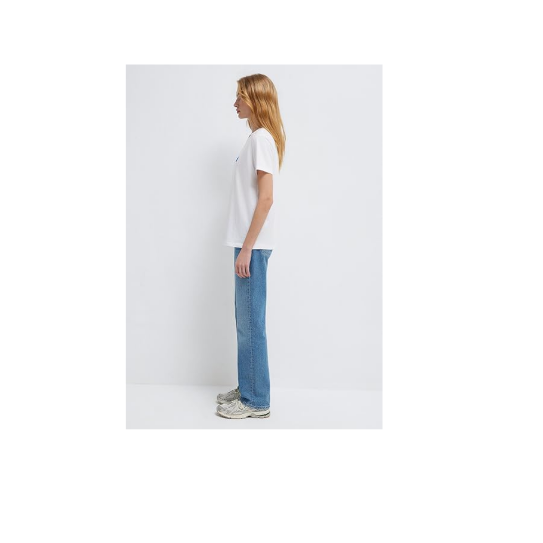 Miav Baskılı Beyaz Tişört Regular Fit/Normal Kesim 1610622-620