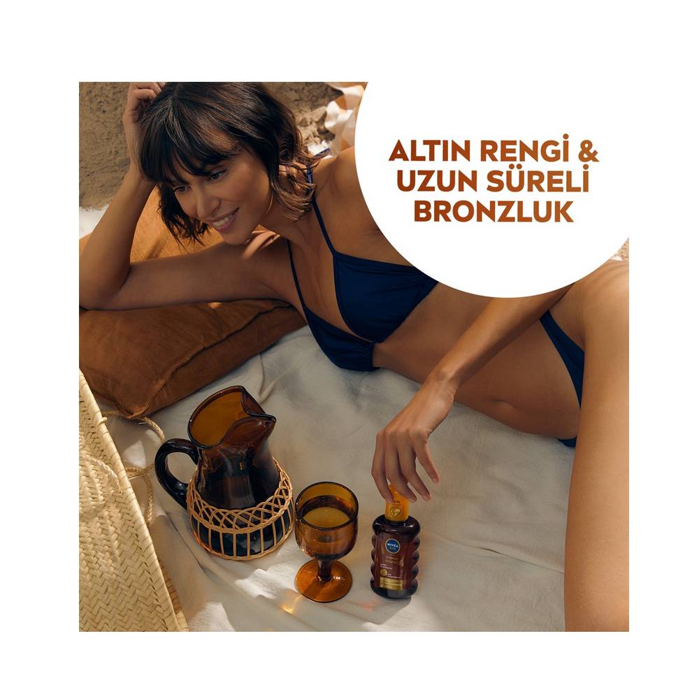 Nivea Sun SPF6 Karoten Özlü Yoğun Bronzlaştırıcı Güneş Yağı 200 ml Sprey