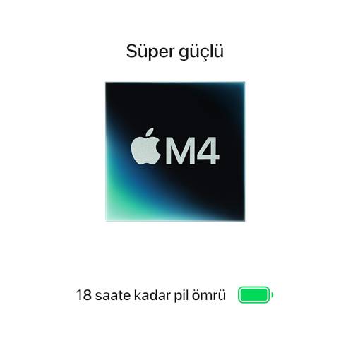 Apple Macbook Air 2025 M4 16 GB Ram 256 GB SSD 13.6 inç Notebook