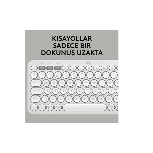 Logitech Pebble Keys 2 K380S TKL Q Kablosuz Klavye