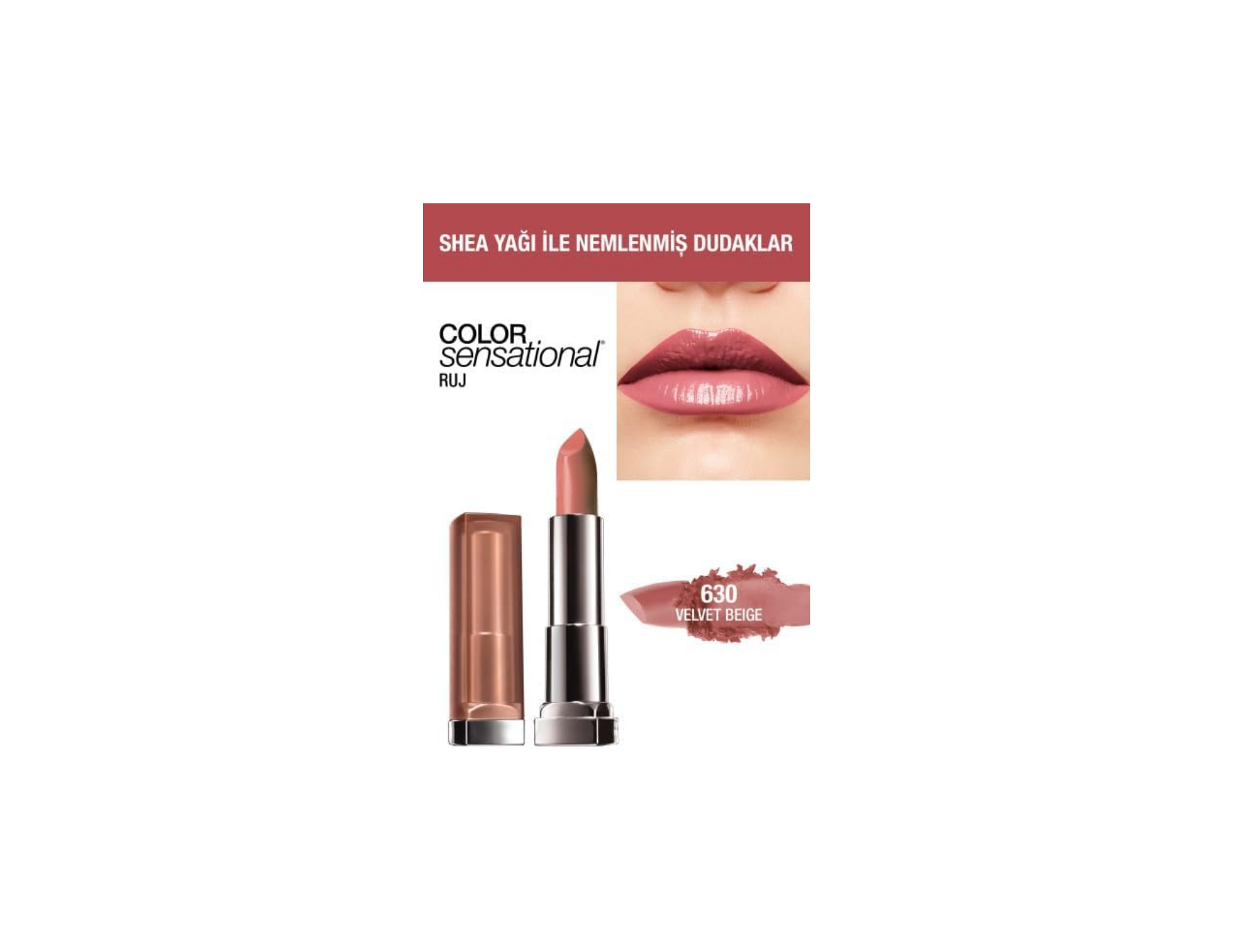 Maybelline New York Color Sensational Ruj (Nude Pembe)