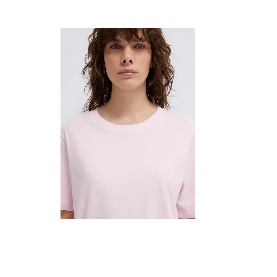 Bisiklet Yaka Kırmızı Basic Tişört Regular Fit/Normal Kesim 1600955-86417