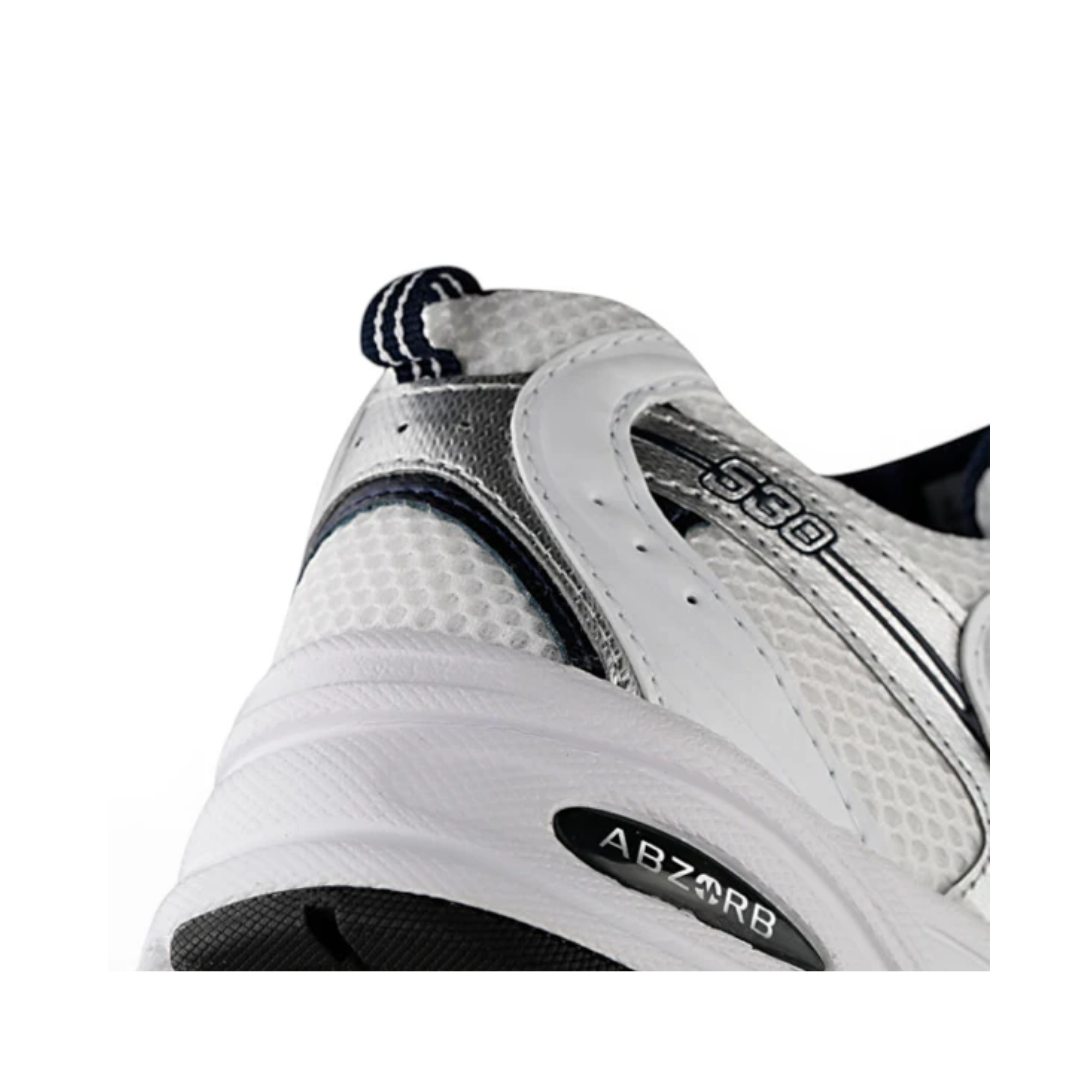 New Balance 530 White Silver Navy