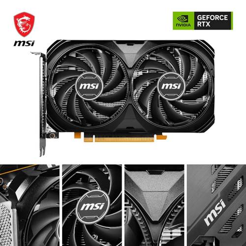 MSI Geforce RTX 4060 Ventus 2X Black 8G OC 8 GB GDDR6 128B DX12 Ekran Kartı