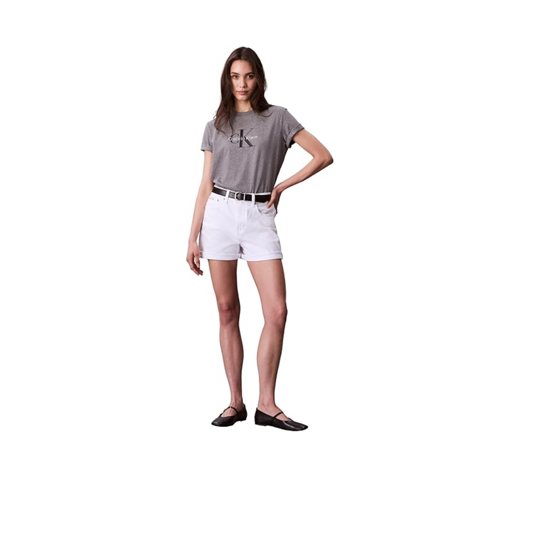 Calvin Klein HERO SS CLASSIC MONOLOGO CNECK T Tişört Kadın