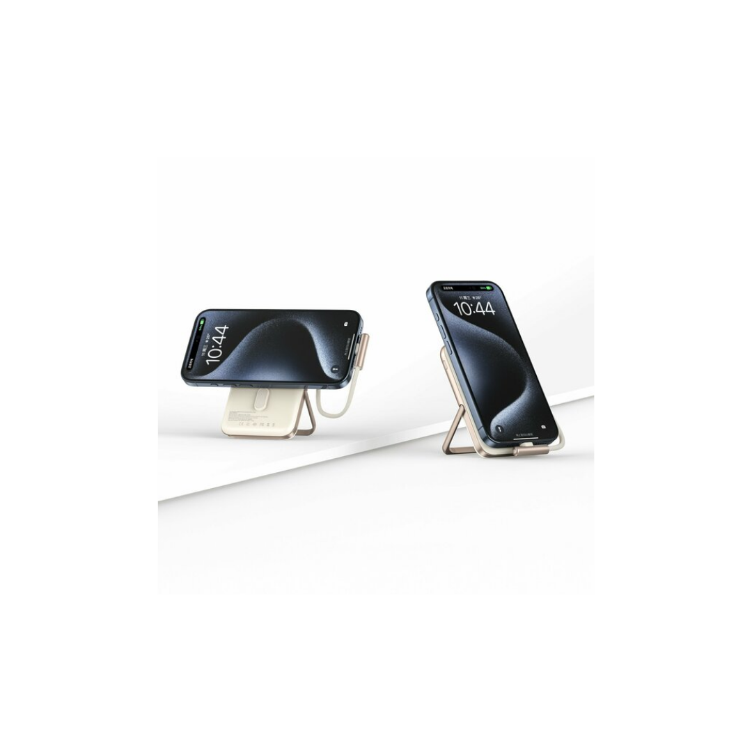 Juo Magsafe Powerbank 10000mAh Standlı 20W Dahili Type-C Kablolu Taşınabilir