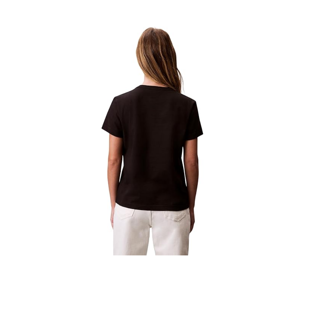 Calvin Klein SS MONOGRAM CREW TEE Tişört Kadın