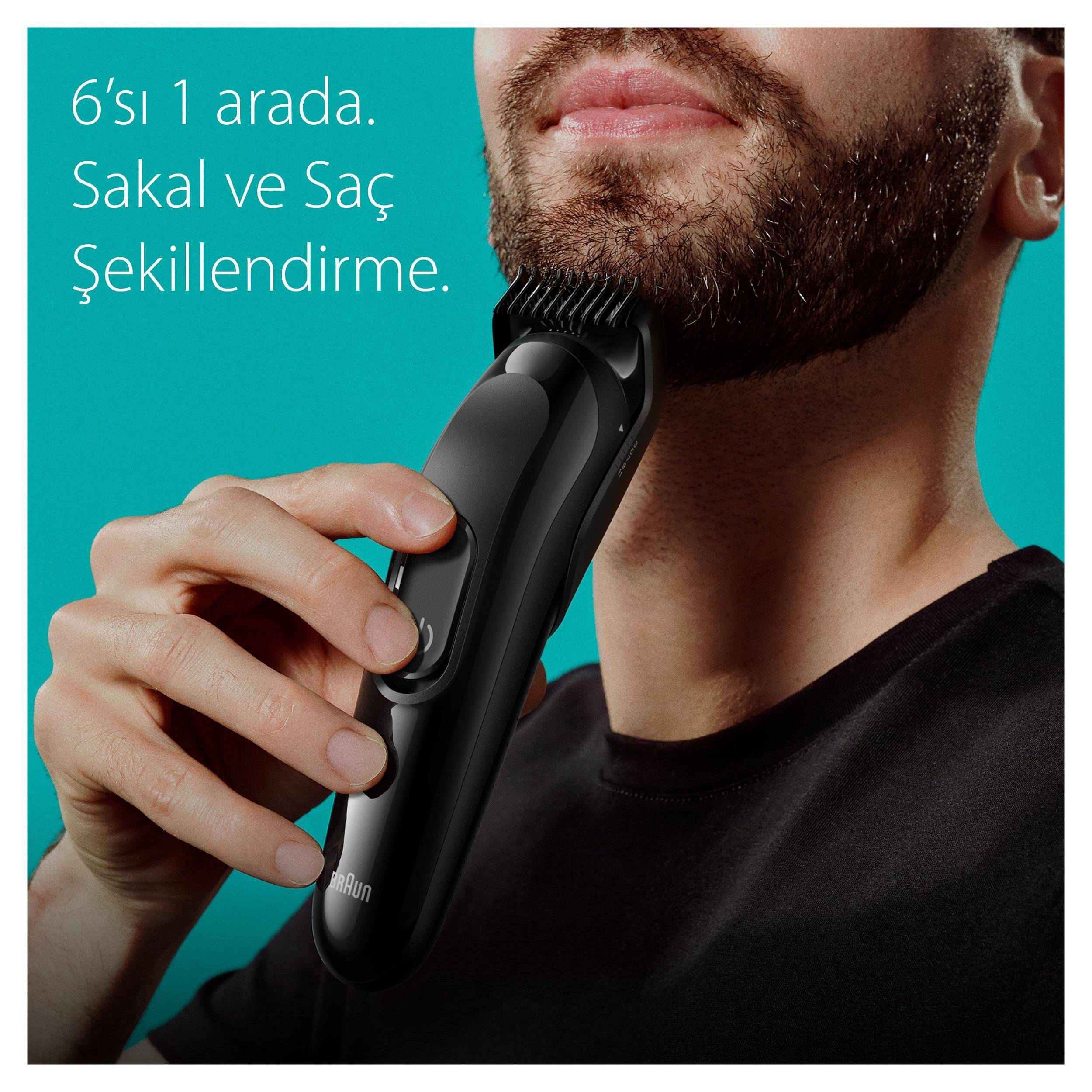 Braun All-in-One Style Kit Series 3 MGK3420 – Erkek Bakım Seti | 6’sı 1 Arada Tıraş ve Şekillendirme