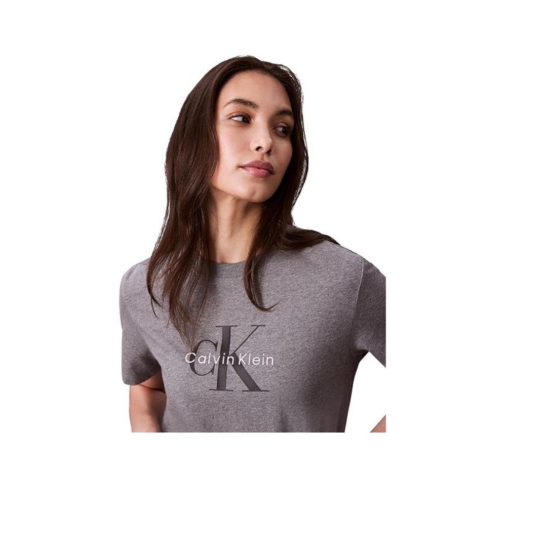 Calvin Klein HERO SS CLASSIC MONOLOGO CNECK T Tişört Kadın