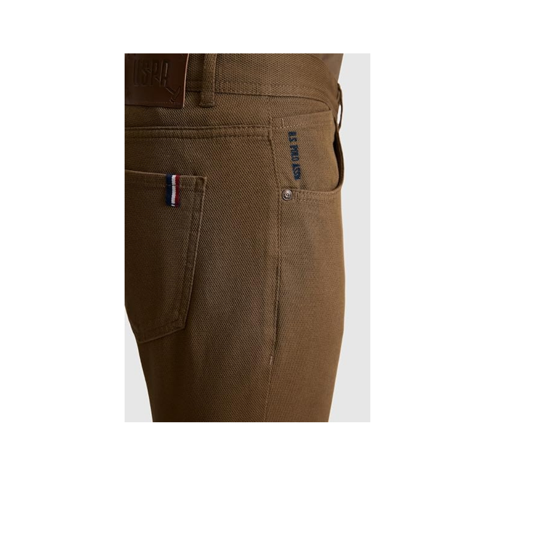 U.S. Polo Assn. Erkek Haki Pantolon (Kanvas-Chino) 50326183-VR027