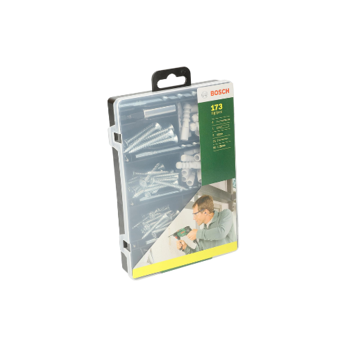 Bosch Professional Accessories Bosch Diy 173 Parça Aksesuar & Sabitleme Seti Matkap ucu Vidalama ucu Vida Dübel Üniversal Tutucu Yeşil