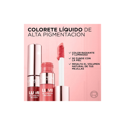 L'Oreal Paris Lumi Blush Likit Allık 630 Glowy True Rose