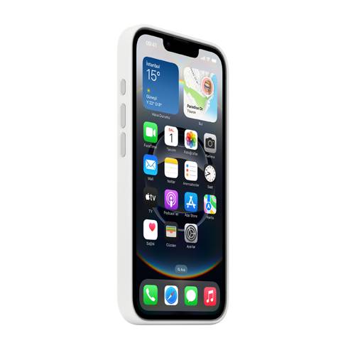 Apple MD3P4ZM/A iPhone 16e için Silikon Kılıf Beyaz