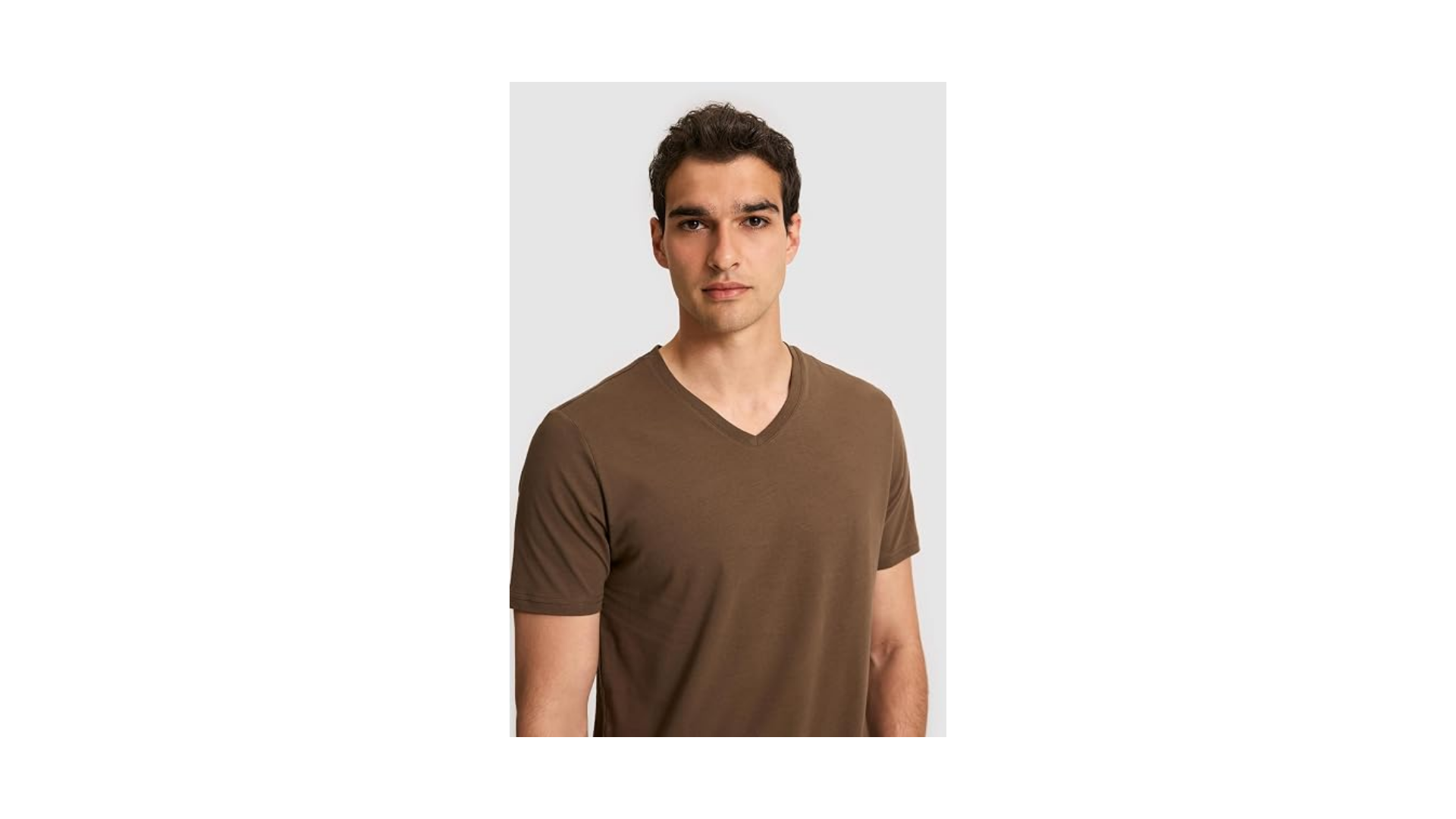 U.S. Polo Assn. Erkek Kahverengi Tişört Basic 50326944-VR029