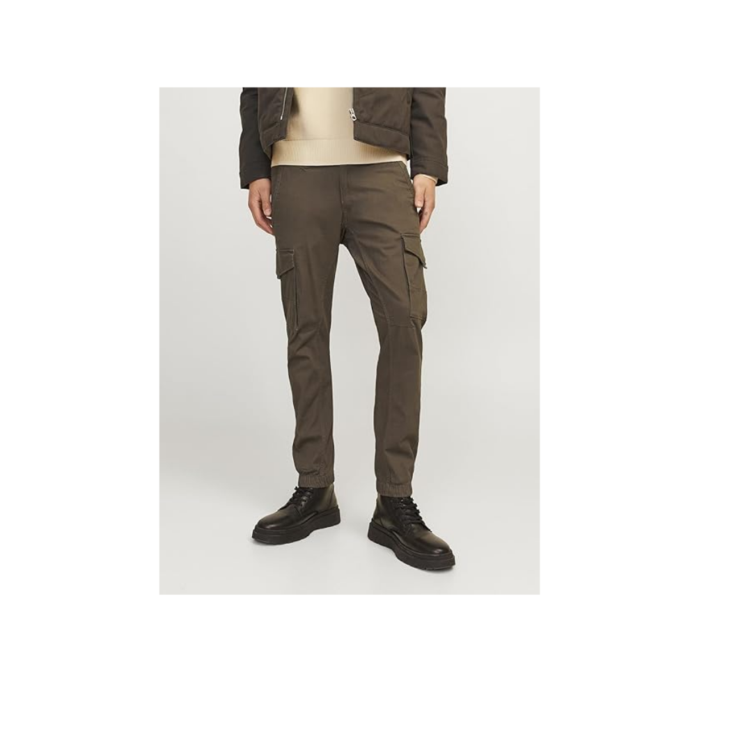 JACK & JONES Kargo Pantolon Lastikli Paça Dar Kesim, 12139912