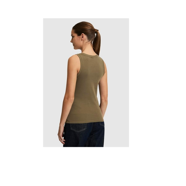 U.S. Polo Assn. Kadın Haki Tişört Basic 50323534-VR027