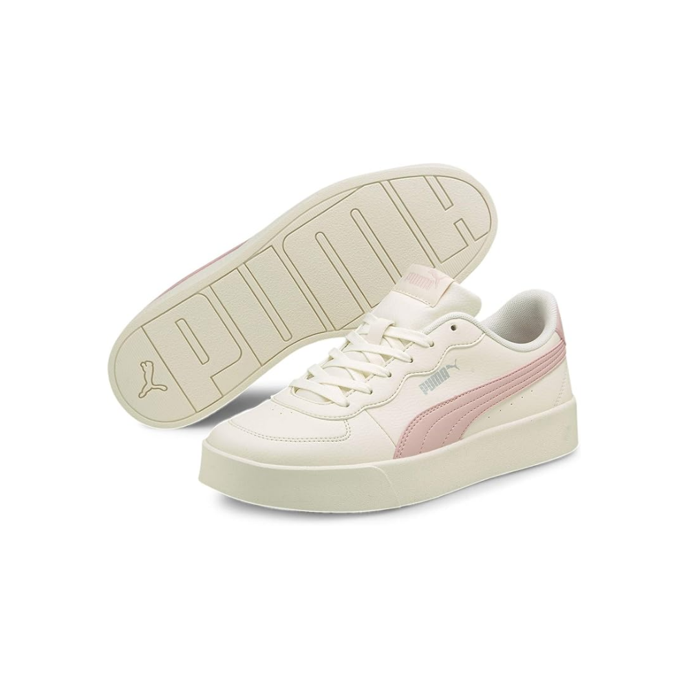 Puma Skye Clean Spor Ayakkabı Kadın Krem - Pembe