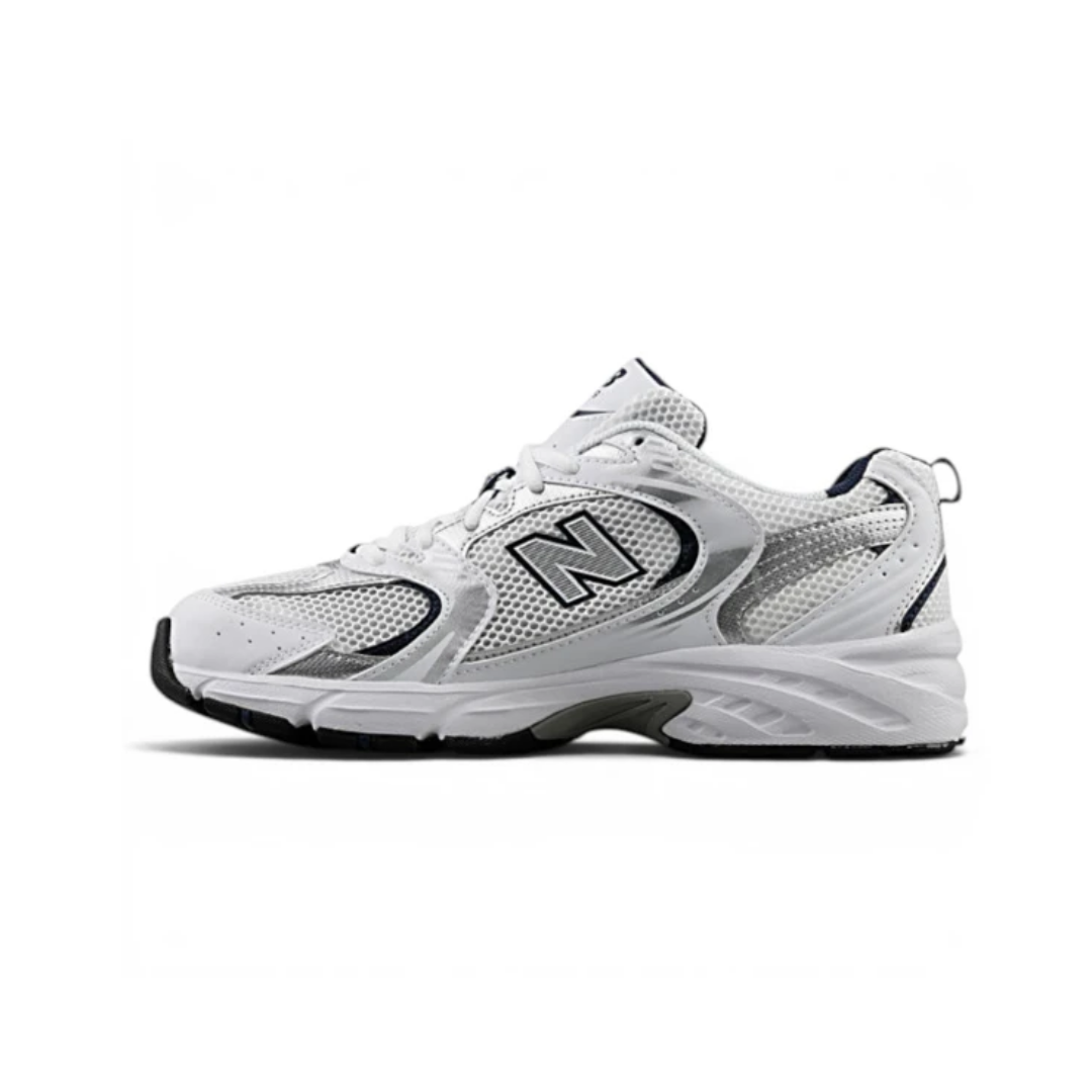 New Balance 530 White Silver Navy