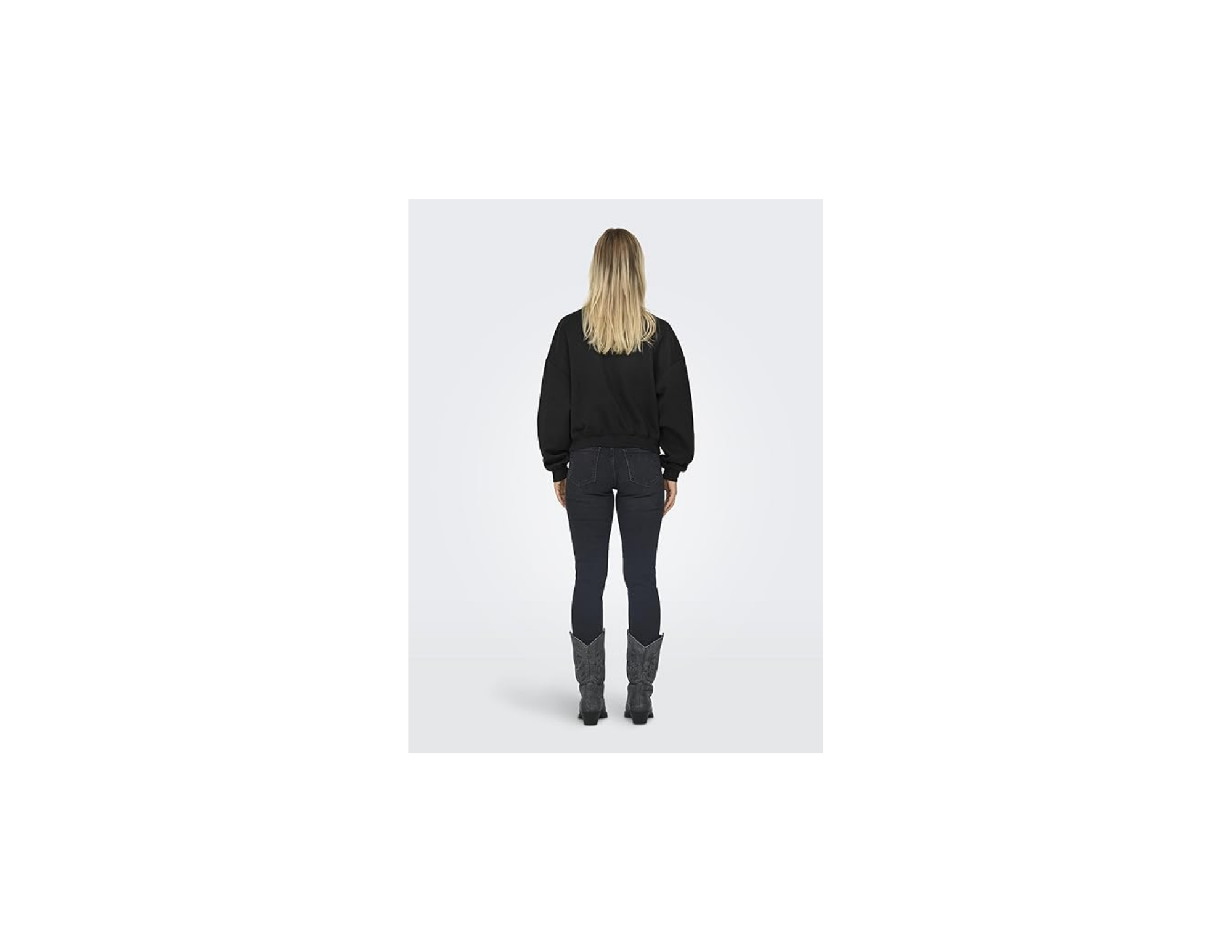 Only Onlbella L/S O-Neck Cc Swt Sweatshirt Kadın