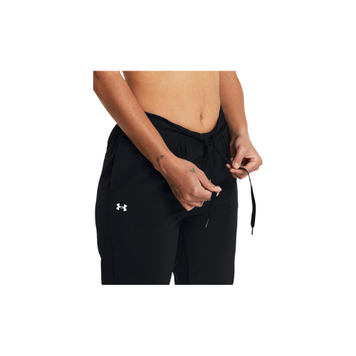 Under Armour Rival Hi Rise Woven Kadın Siyah Günlük Stil Eşofman Altı 1382727-001