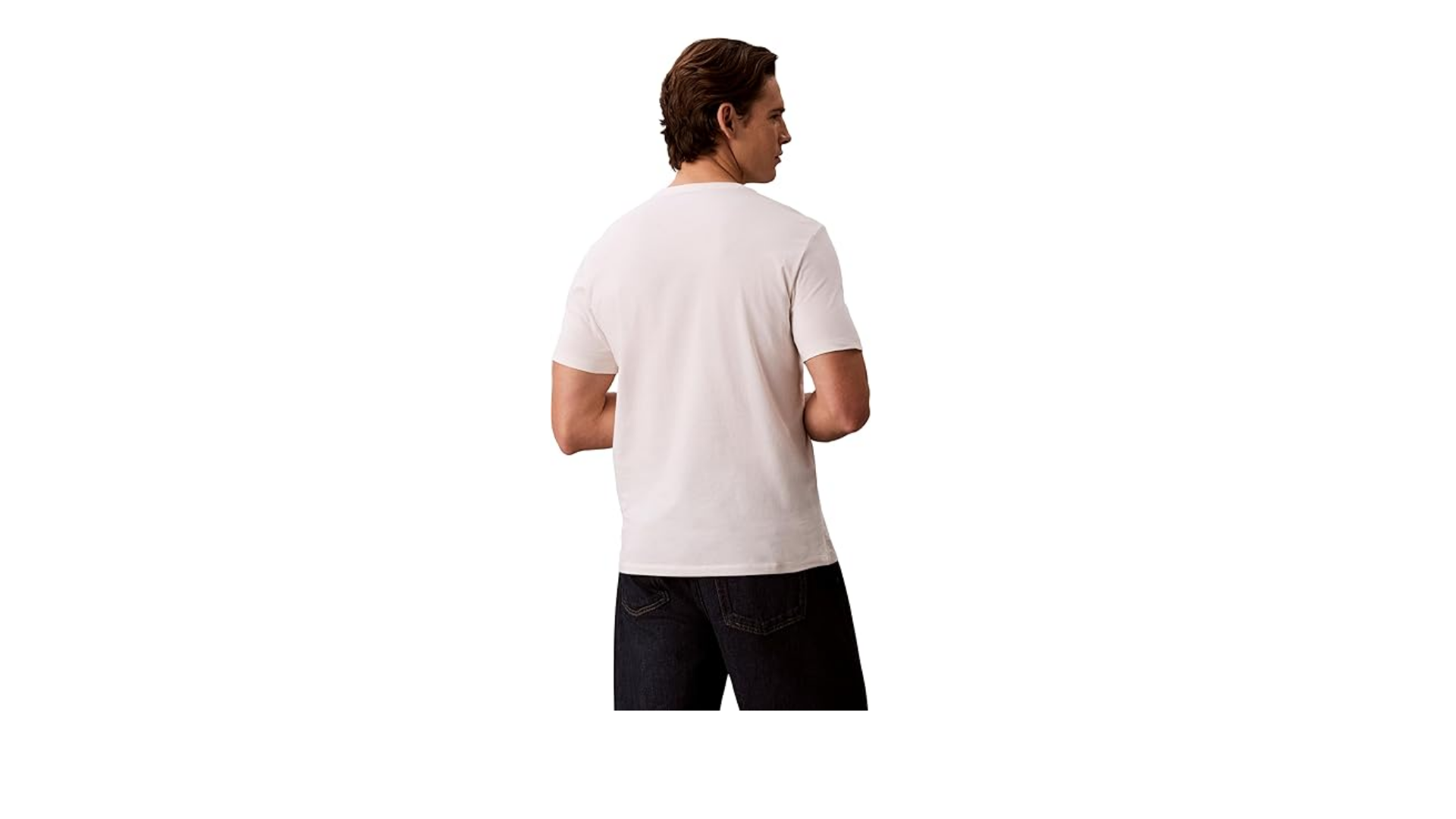 Calvin Klein SS 30S WHSL CKJ 2TONE CK GRAPHIC T-shirt Erkek