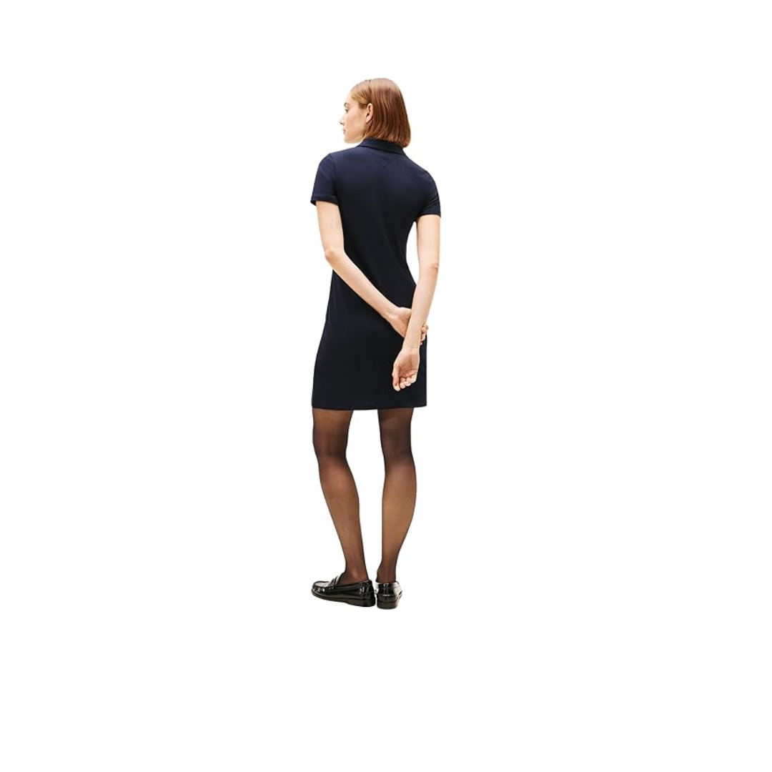 Tommy Hilfiger 1985 SLIM PIQUE POLO DRESS SS Elbise Kadın