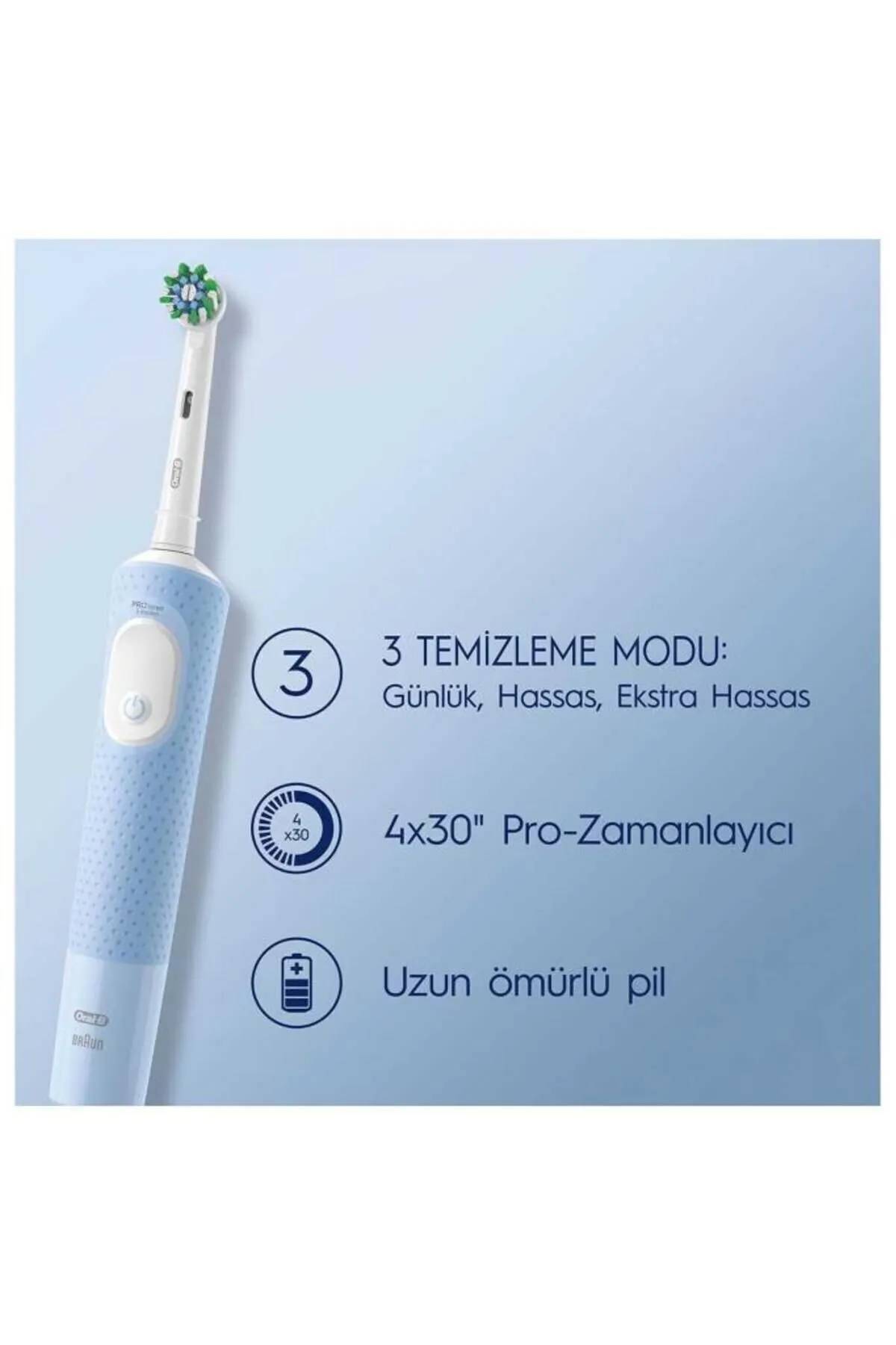 Oral-B Vitality Pro Mavi Protect X Clean Şarjlı Diş Fırçası