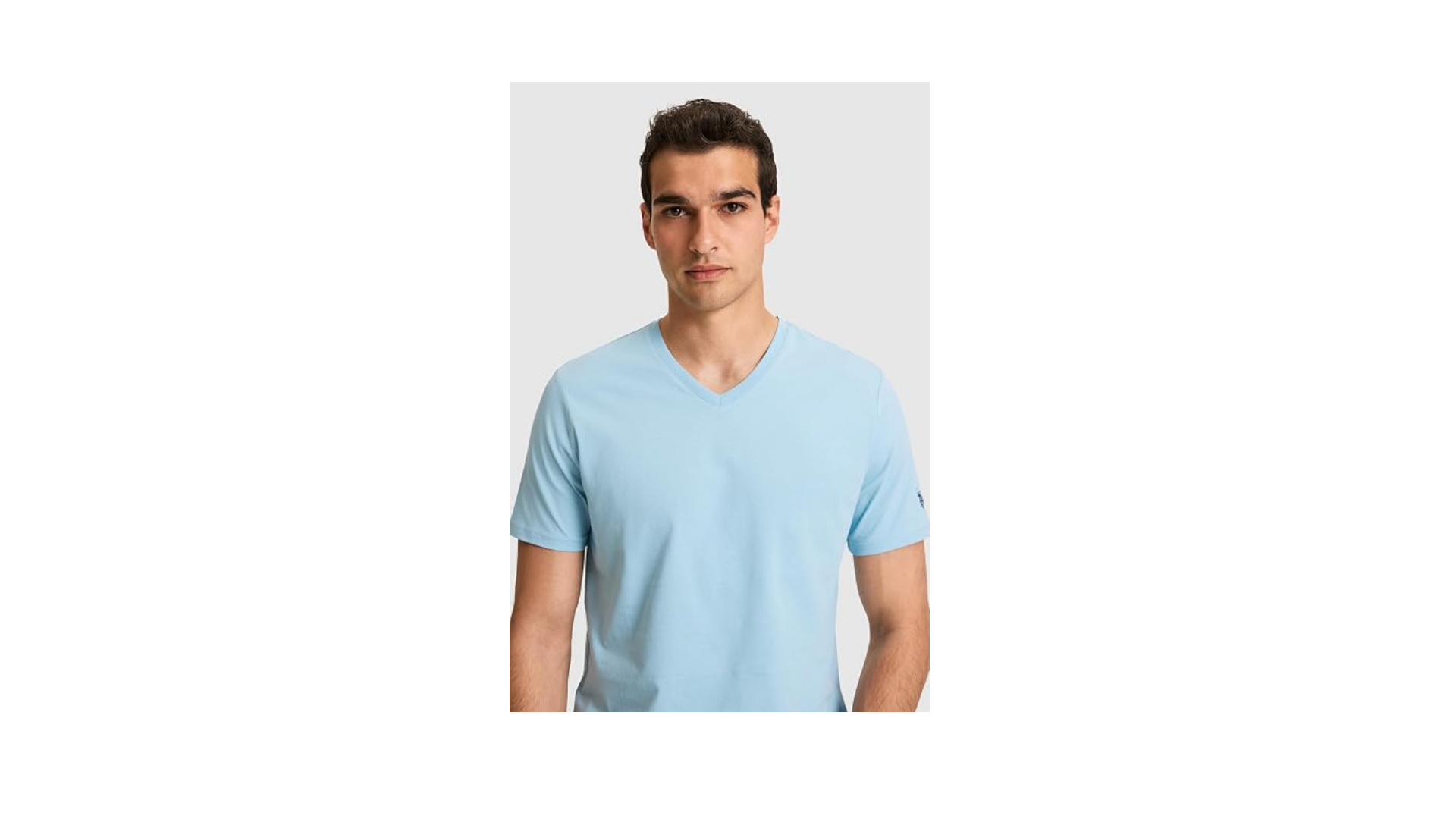U.S. Polo Assn. Erkek Mavi Tişört Basic 50326944-VR036