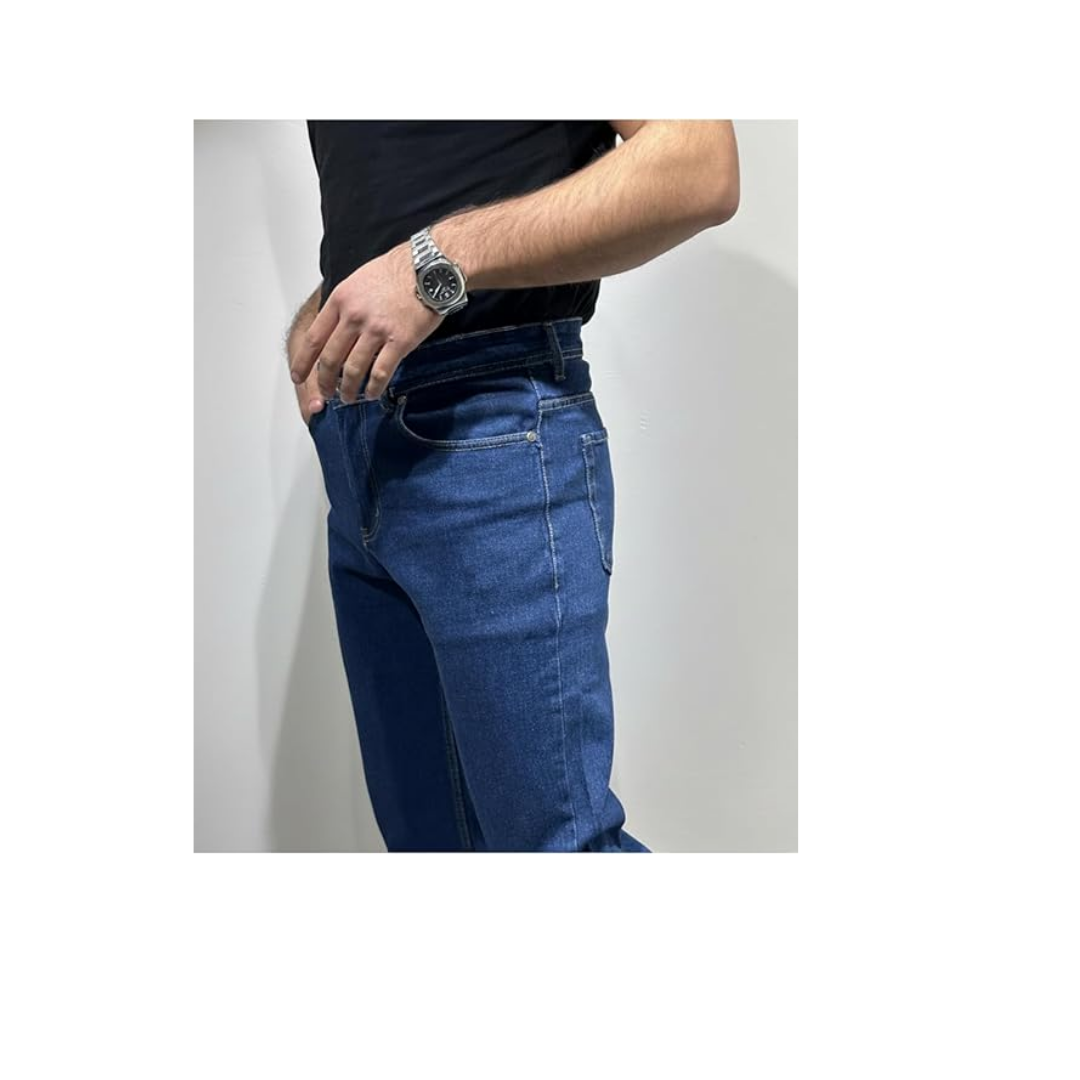 Erkek Zift Regular Kalıp Likralı Esnek Kot Pantolon