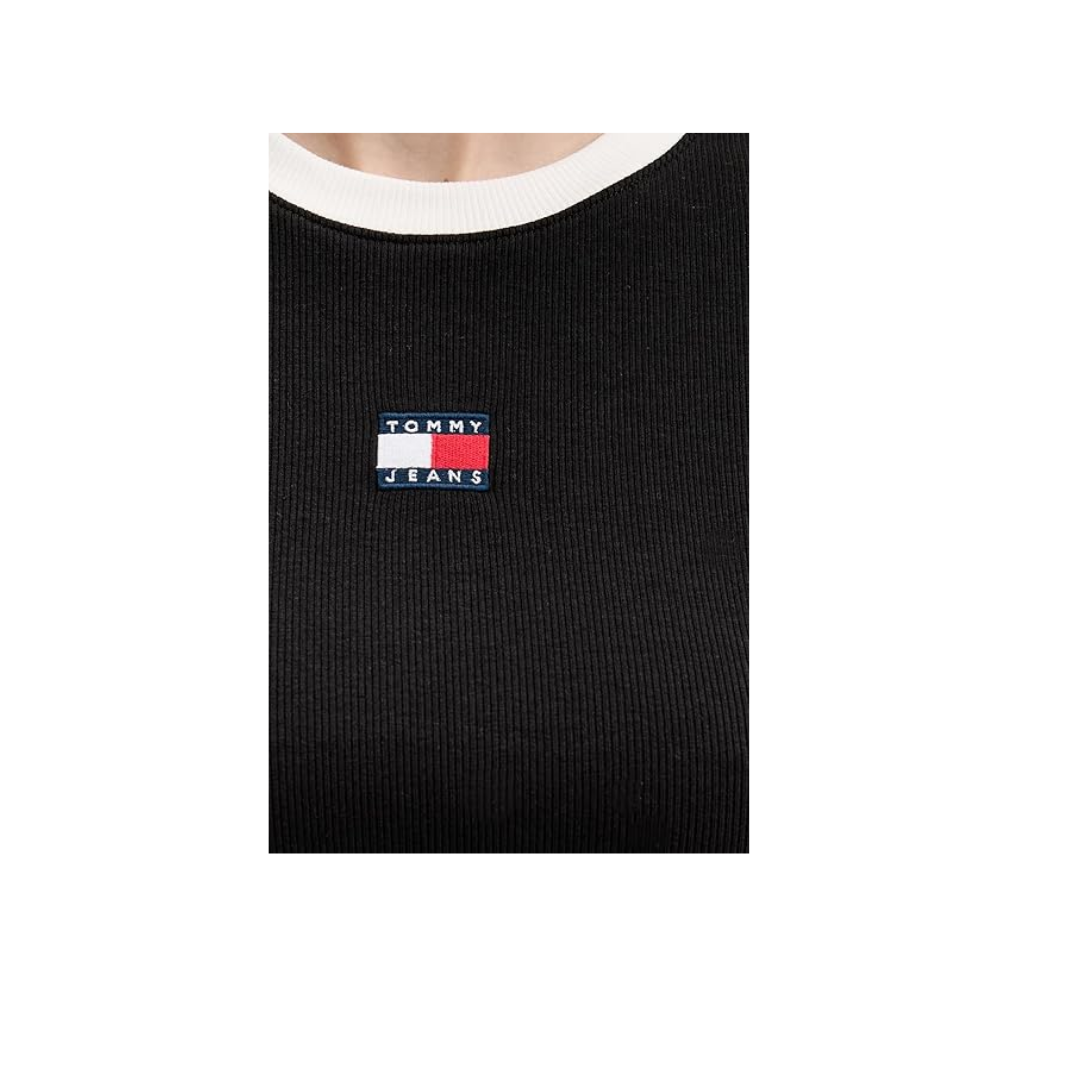 Tommy Hilfiger TJW SLIM SH BADGE SS RIB EXT T-shirt Kadın