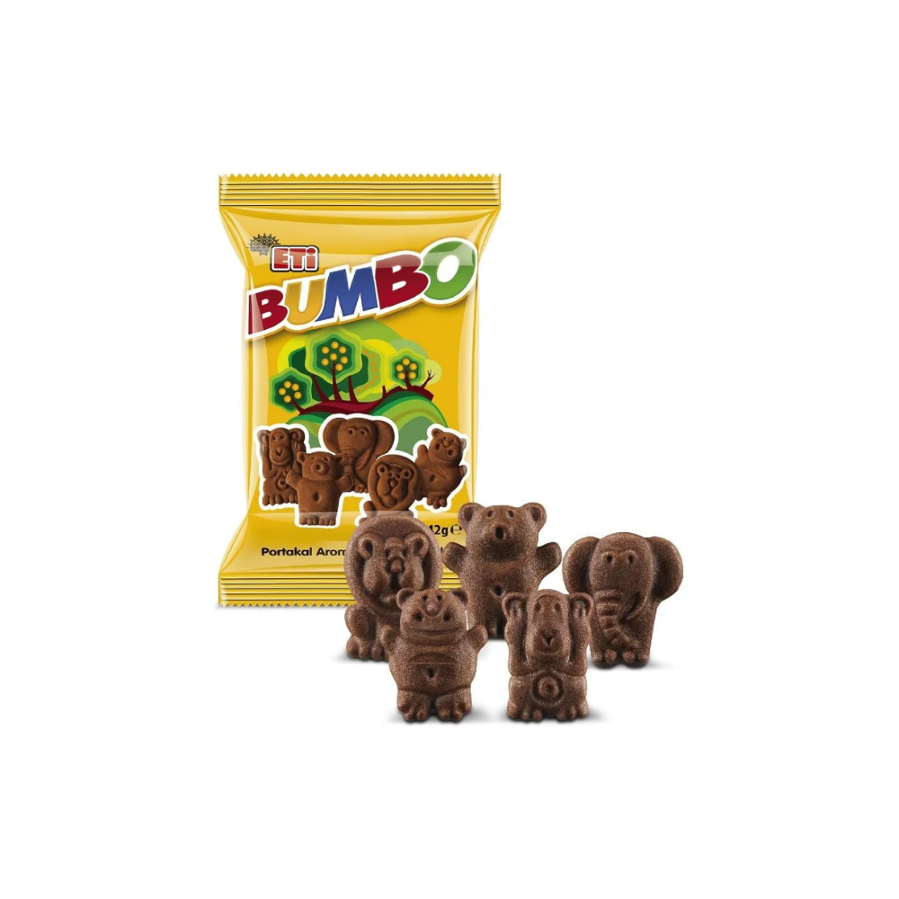 Eti Bumbo Portakal Aromalı Kakaolu Bisküvi 42 g x 24 Adet
