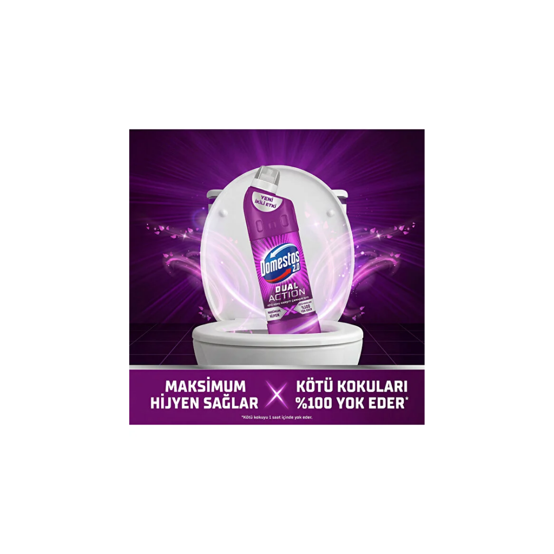 Domestos Dual Action Kötü Koku Karşıtı Çamaşır Suyu 750 ml x3