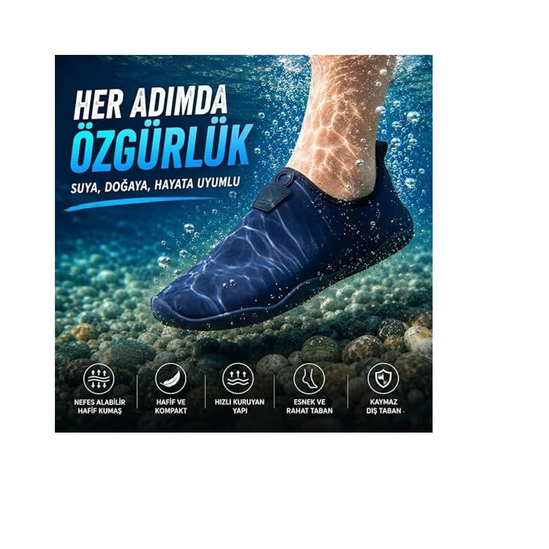 Black Deer Lab Çok Amaçlı Plaj ve Deniz Ayakkabısı