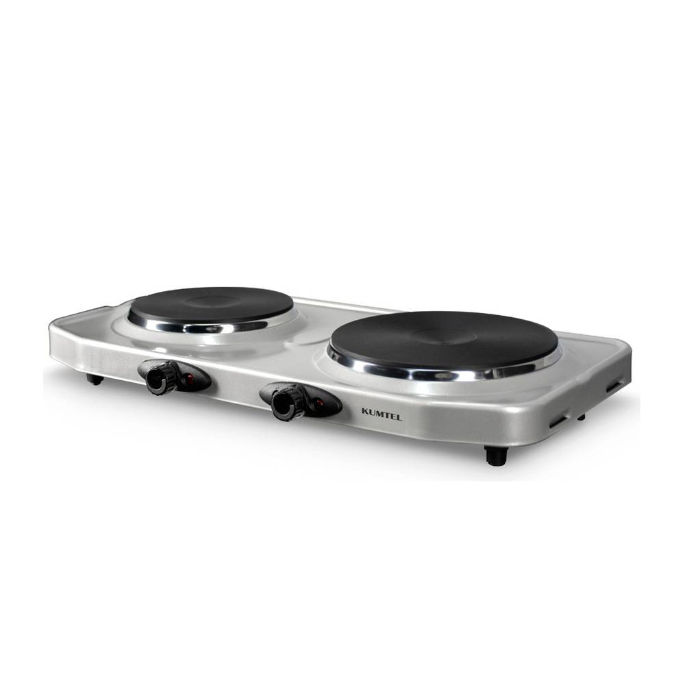 Kumtel Elektrikli Çiftli Hotplate Ocak LX-7021 Gri