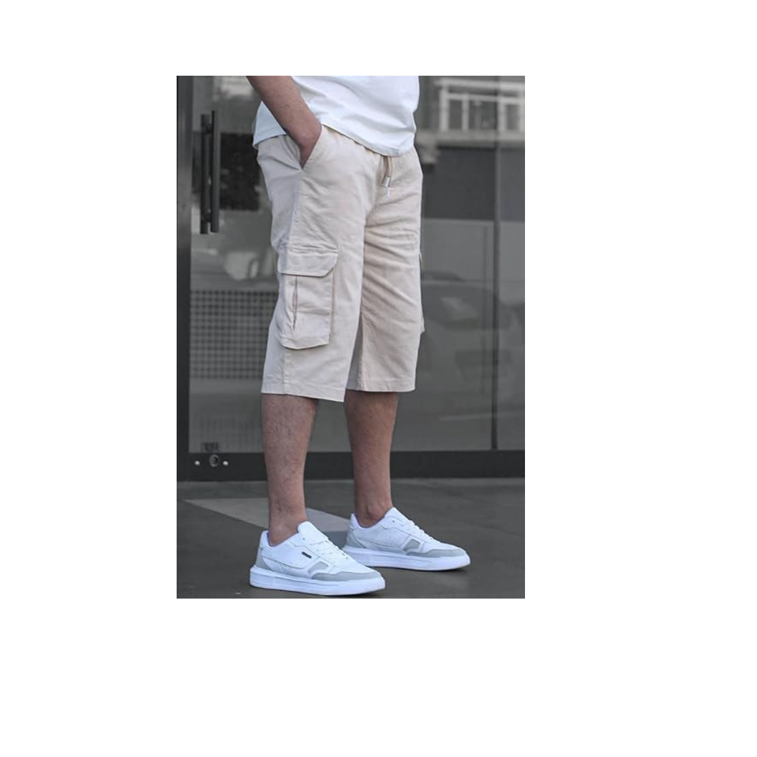 Madmext Füme Kargo Cep Kapri Erkek Pantolon 6331