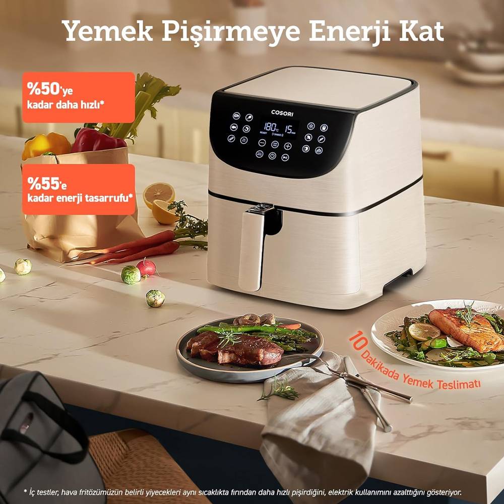 Cosori XXL Sıcak Hava Fritözü 5,5 Litre - 1700W