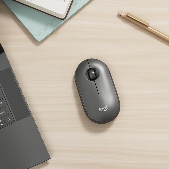 Logitech M350s Pebble 2 Özelleştirilebilir Tuş Ve Sessiz Tıklama Bluetooth Kablosuz Mouse