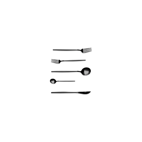 Karaca Orion Black 30 Parça 6 Kişilik Çatal Kaşık Bıçak Seti