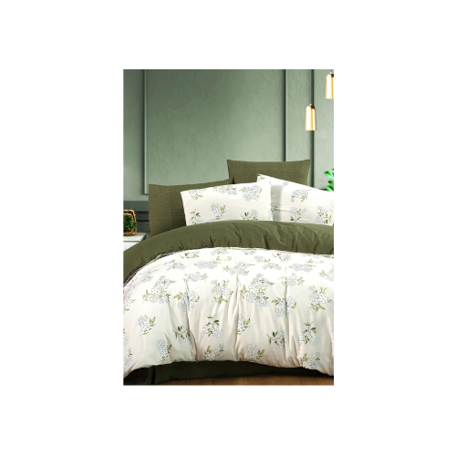 Mürdüm Home Pitaya Çift Kişilik Nevresim Takımı %100 Pamuk Çift Taraflı Nevresim