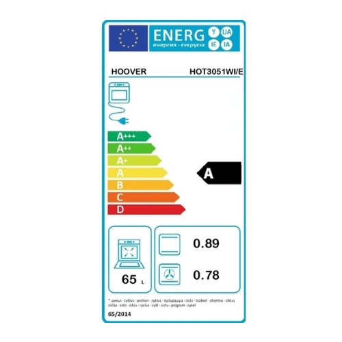 Hoover HOT3051WI/E Ankastre Fırın