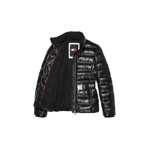 Tommy Hilfiger TJw Branded Belt Down Jacket Ceket Kadın Siyah
