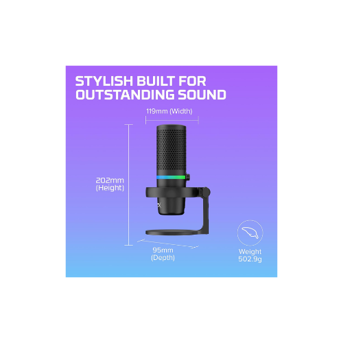 HyperX Duocast RGB Siyah Mikrofon