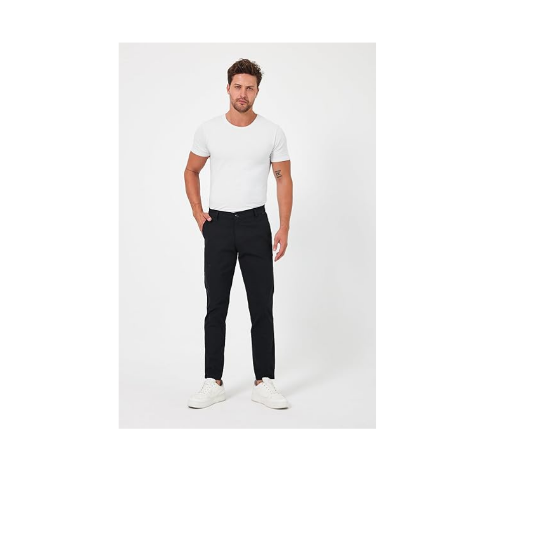 TheSeason Erkek Gabardin Pamuklu Slim Fit Esnek Chino Pantolon